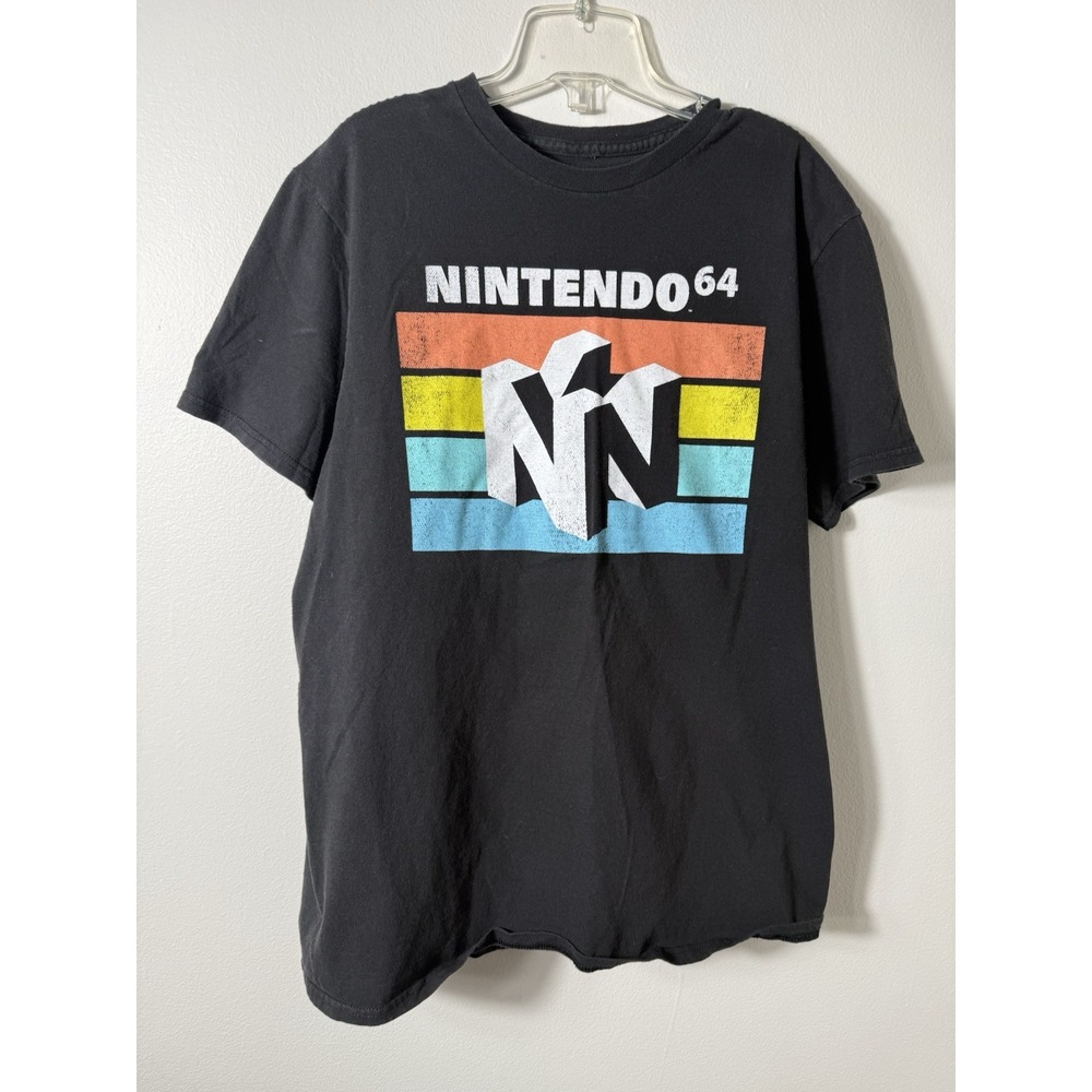 Nintendo 64 Men's Black Short‎ Sleeve T-Shirt Youth  Size M Vintage Style 2020